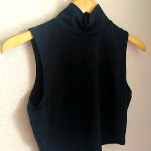 Moda black crop top Sale!Final price!